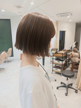 カムバイネオリーブ 溝の口店(Cam by neolive) ☆きりっぱなしボブ・ミニボブ・オレンジベージュ☆