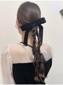 あみおろしヘア