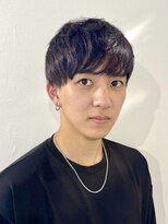 ミドル(MIDDLE)&nbsp;ブルーブラック/メンズカット/府中