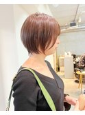 マッシュショート/レイヤーボブ/大人ショート/ウェーブヘア