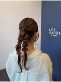 お呼ばれヘアセット
