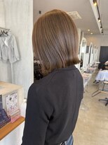 シェル 津山の手店(shel)&nbsp;◎20代30代小顔見せ◎褒められブラウンベージュボブ