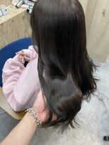 ヌープヘアーアイス(NUUP.hair ici)&nbsp;★30代40代◎ブリーチなしオリーブ秋カラーで艶髪美人