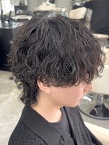 エデアンホンテン メンズサロン(EDEAN 本店 （旧：EDEAN 上通）)&nbsp;熊本メンズカット マッシュウルフ 波巻きスパイラルパーマ