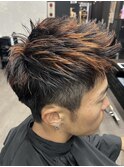 ブリーチハイライト髪質改善ダブルカラーレイヤーカット