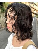 ミディアムパーマ伸びかけパーマウェーブパーマ