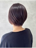 襟足スッキリショートボブ