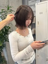 ソヨン 本厚木店(SOYON)&nbsp;ハッシュボブ/スモーキーカラー/カーテンバング