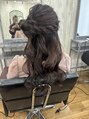 ドルチェ 心斎橋(Dolce)&nbsp;ハーフアップお団子♪君に届けのくるみちゃんヘアです！