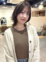 ロアバイチェリーコークウブ(Loa by CHERRY COKE ubu)&nbsp;今っぽ“ゆるふわ”質感。シースルーバング×くびれセミディ