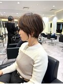 【絶壁解消】大人丸みショート後頭部ふんわり 【伊波】