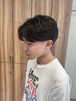 ガリカ 博多(Gallica) <ゲスト>メンズフェザーパーマ、自然な毛流れナチュラルマッシュ