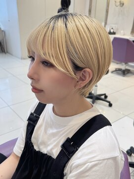 ハピネス 河原町店(Happiness) 京都美容室 ショートヘア 顔まわりカット 進詩織