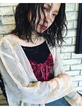 ガレージ(GARAGE) 外国人風 Wet Wavy Hair