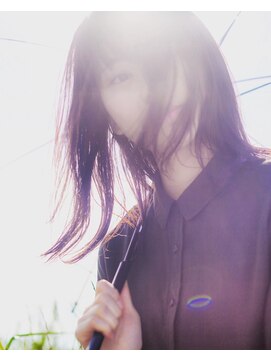 ヘアメイク エイト キリシマ(hair make No.8 kirishima) 〔No.8 中村〕パーマスタイル 逆光 風