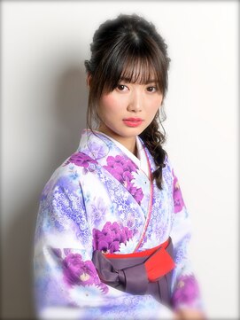 ネオリーブアオバ 高田馬場店(Neolive aoba) 【高田馬場/aoba】2029年卒業式ヘアアレンジ　着付け