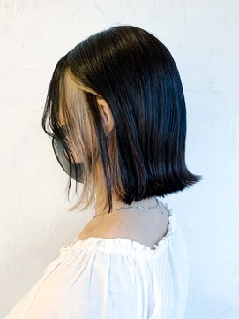 アイティー バイ アルバム 浦和店(IT by ALBUM) インナーカラー_オリーブカラーハイライトカラー_ba305852