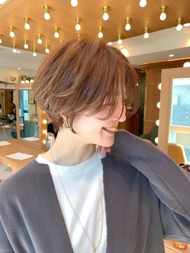 ロンド パルティール 大宮(Lond partir) 暗めカラー/グランマッシュ/デザインカラー/ショートボブ/大宮