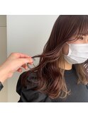 【emme×笹川】インナーカラー×ゆるふわセミディ