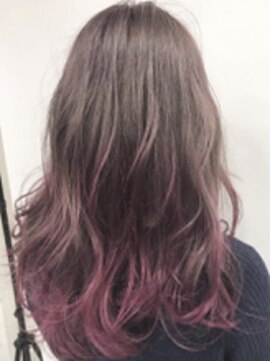 エーアイ 千石 巣鴨 白山店(Ai HAIR) ピンクアッシュカラー無造作カール