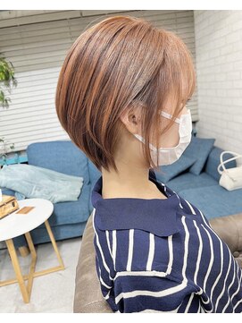 タンゴイ(tanGoi) アプリコットオレンジ＋ボブショート