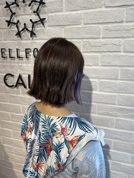 ビューティー エールフォルム 浜松有玉店(BEAUTY YELLFORME) インナーカラー　バイオレット