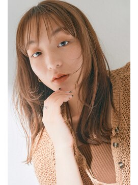 エイチツーオーアヴェダ 渋谷ヒカリエＳｈｉｎＱｓ店 クロードモネＨ２Ｏアヴェダ ベージュ系カラー×シースルー×AVEDAカラー【渋谷/渋谷駅】