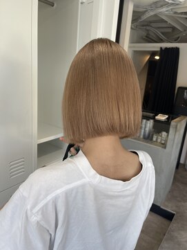 ラフ 難波店(LAFF) #黒髪#ボブルフ#ネビージュ#小顔#ワンレン