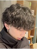 刈り上げマッシュツーブロック波巻きスパイラルパーマ名古屋栄