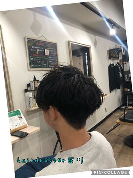 ポノ(RE:PONO) ソフトツイストパーマ+ツーブロックカット