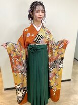 ヘアセットアップス(UP's) 卒業式☆『袴着付け＋思い出ルーズアップ(^○^)』♪早朝料金ナシ