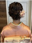 着物×ヘアアレンジ