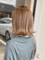 アース 明石店(EARTH)&nbsp;透明感抜群♪ダブルカラーブリーチミルクティーベージュ