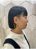 【インナーカラー】30代40代50代/ボブ/ブリーチ/ベージュ