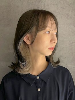 ヘアサロン コレハ(hair salon CoReha)の写真/ブリーチ無しで透明感カラーが叶う♪ダブルカラーやインナーカラー、落ち着いたデザインも◎<国立>