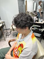 フォンド 津田沼(fond.)&nbsp;カルマパーマ/ベリーショート/ダークアッシュ/ニュアンスパーマ