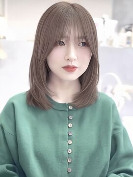 ジィルム(XELM) レイヤーカットミルクティーベージュケアブリーチダブルカラー