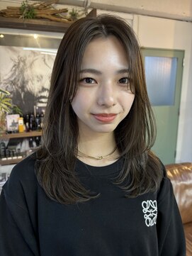 コレット ヘアー 大通(Colette hair) オリーブグレージュ .*。front