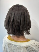 アトリア 横浜(Atria)&nbsp;透明感カラー　グレージュウルフボブ