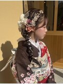 【人気No. 1】 成人式へアセット編み下ろしスタイル♪