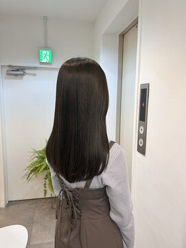 マイルームギンザ 銀座店(my room GINZA) 【地毛風縮毛矯正】艶々ストレート 簡単スタイリング 銀座