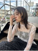 ウルフカット ハッシュカット 顔まわりレイヤー