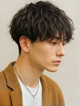 アクシス 津田沼(AXIS) スーツ短髪ツーブロック束感モテる黒髪イメチェンパーマ流行