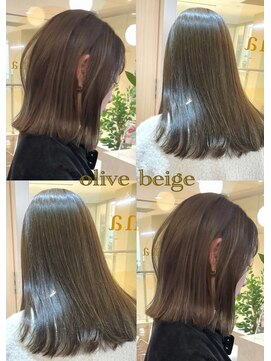 ジーナ 天神(Zina) ベージュ/透明感カラー/赤み消し/髪質改善