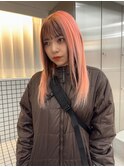 シャンプーで作るサーモンピンク