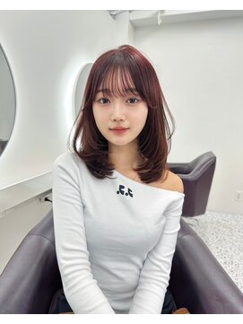 ラべリー 池袋(LOVELEY) 池袋　レッドブラウンカラー