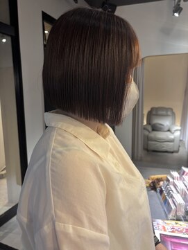 ビーストバイブランカ 刈谷三河安城(BEEst by BLANCA) 切りっぱなしボブ×ナチュラルブラウン