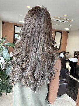 ヘアーサロン デペント(HAIR SALON Depend) バレイヤージュ　シルバー