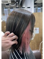 カイノ なんばエキカン店(KAINO)&nbsp;ちら見せピンクのイヤリングカラー♪