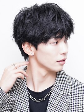 韓国ヘア 束感 20代 ツーブロック ヘッドスパ マッシュショート